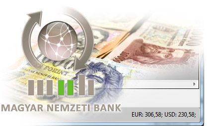 Magyar nemzeti bank árfolyam, euró árfolyam frissítése